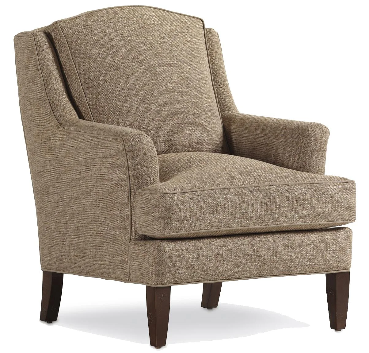 Jessica Charles Fine Upholstered Accents 473 Landon Chair with Track Arms Stuckey Furniture